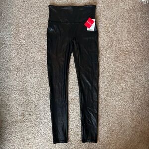 NWT ~ SPANX Faux Leather Leggings